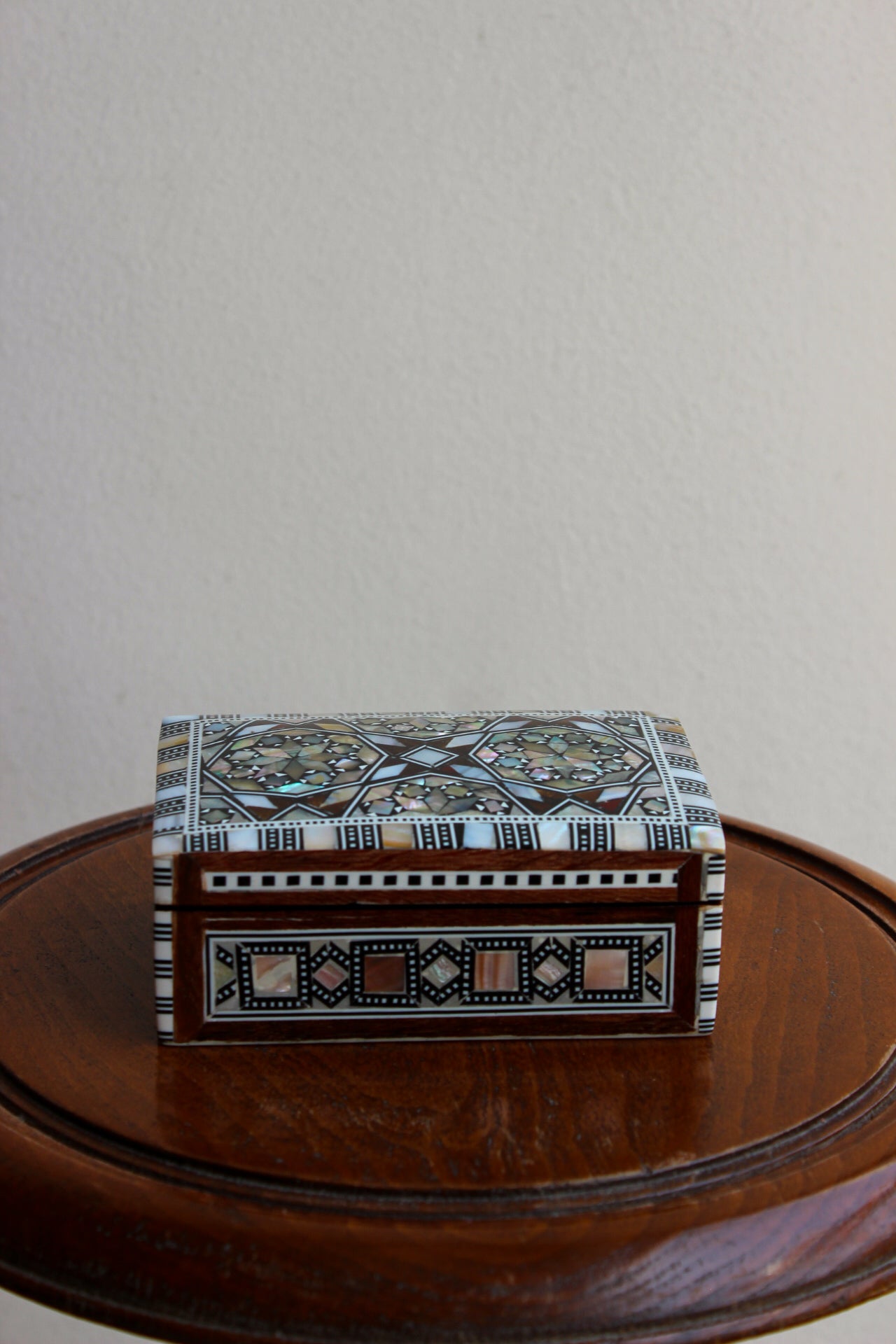 Rectangular Mother of Pearl Box