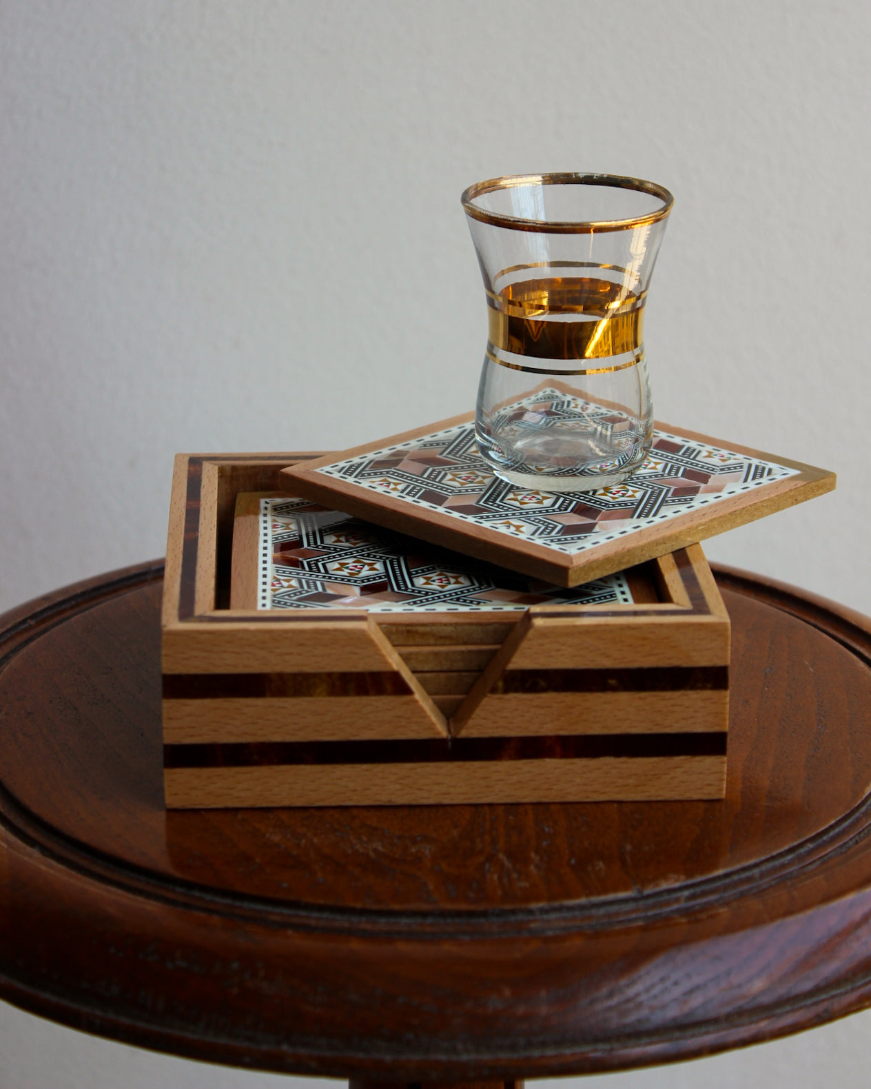 Mother of Pearl Coaster Set
