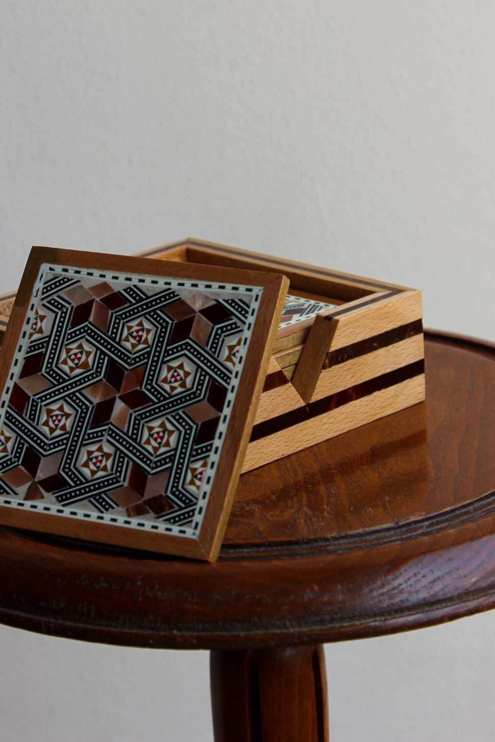 Mother of Pearl Coaster Set